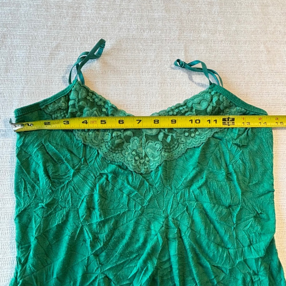 Maurices Womens Lace Trim Crinkle Camisole Tank Top Set of 4 Purple Green Yellow - Picture 9 of 10